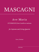 AVE MARIA - Intermezzo from Cavalleria Rusticana) for Soprano and String Quartet P.O.D. cover